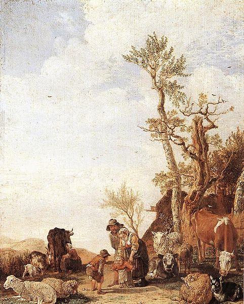 paulus potter Peasant Family with Animals Spain oil painting art